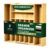 Bamboo Kitchen Drawer Organizer