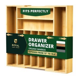 Bamboo Kitchen Drawer Organizer