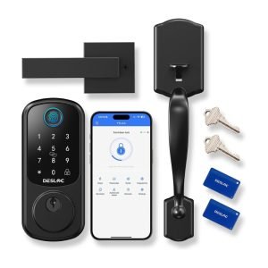 Smart Front Door Lock Handle Set
