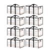 8 Pack Extra Large Clothes Storage Bins with Lids
