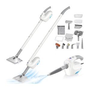 10-in-1 Steam Mop with Detachable Handheld Steamer