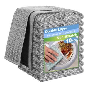 2-Layer Microfiber Wire Dishcloth