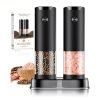 Electric Salt and Pepper Grinder Set