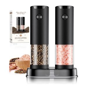 Electric Salt and Pepper Grinder Set