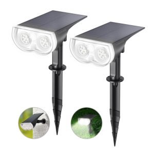 Solar Lights Outdoor 2 Pack