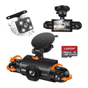 4 Channel Dash Cam 360° View 5G WiFi & APP Control