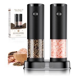 Electric Salt and Pepper Grinder Set