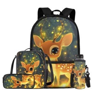 Yellow Deer Pre School Backpack with Lunch Box