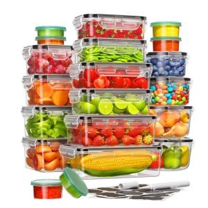 40 Piece Food Storage Containers with Lids