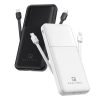 2-Pack 10000mAh Portable Charger with Built in Cables