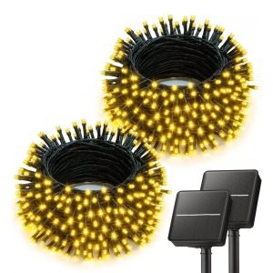2 Pack Solar String Lights