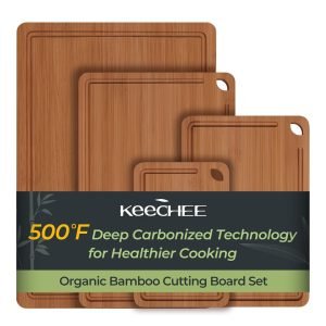 Wood Cutting Board 4-Pcs