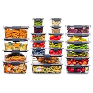 Rubbermaid Brilliance 44-Piece Food Storage Containers Set