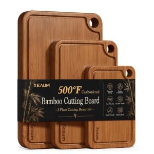 Bamboo Cutting Board 3-Piece