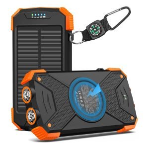 10,000mAh Portable Solar Power Bank