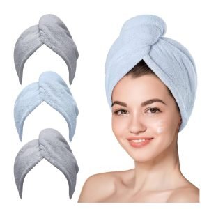 3-Pack Hair Drying Towels