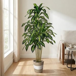 Artificial Dracaena Tree 5FT Tall Fake Plant