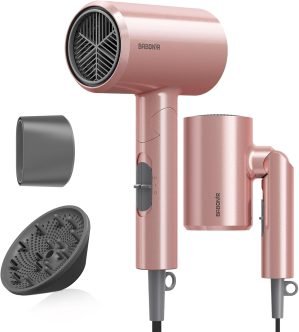 Foldable Ionic Hair Dryer with Diffuser