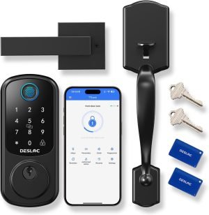 B200 Smart Front Door Lock Handle Set