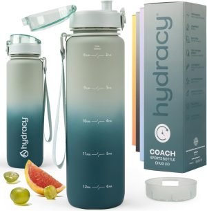 Water Bottle with Time Marker