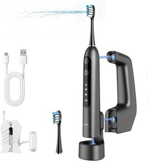2-in-1 Electric Toothbrush & Water Flosser Combo