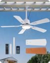 Outdoor Ceiling Fan with Light