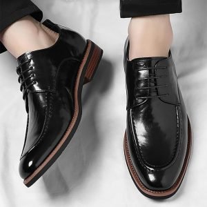 Men’s Leather Pointed Toe Shoes