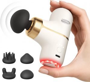 Super Mini Massage Gun with Heat & Red Light