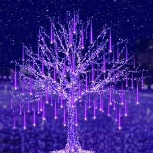 Purple Halloween Decorations Lights Outdoor