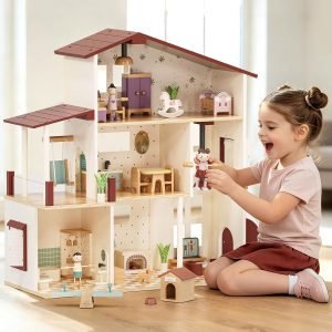 Castle Wooden Dollhouse for Girls