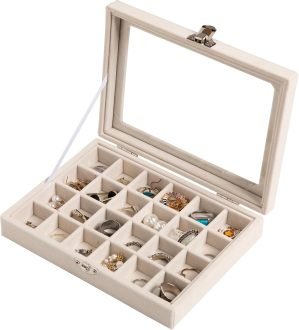 24 Grid Earring Organizer