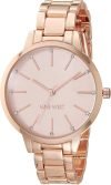 Nine West Women’s Crystal Accented Bracelet Watch