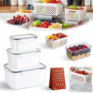 3 Pack Fruit Storage Containers