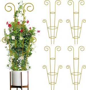 4Pack 30″ Trellis for Climbing Plants Outdoor
