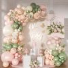 Pink Green Balloon Arch Kit