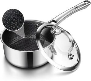 1.5-Quart Hybrid Nonstick Saucepan with Lid