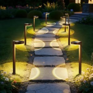 8 Pack Solar Pathway Lights Outdoor