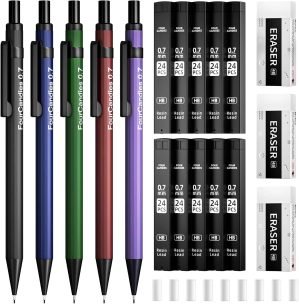 Four Candies Metal Mechanical Pencils