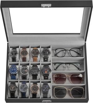 12-Watch and 4-Sunglasses Box