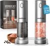Electric Salt and Pepper Grinder Set