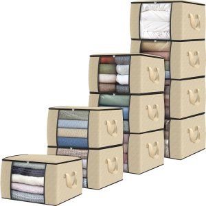 10 Pack Storage Bags for Clothes
