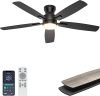 Ohniyou 52-Inch Low Profile Ceiling Fan with Lights