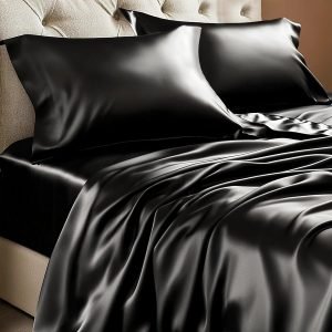 Satin Sheets Queen Size Set – 4 Pieces