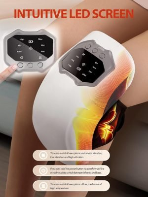 Cordless Portable Knee Massager with 3 Vibration Modes