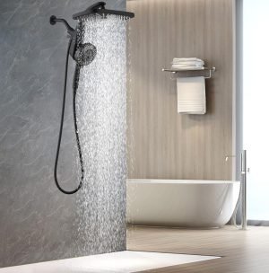 Rain Shower Head with Handheld Showerhead