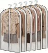 39″ Clear Double-Sided Garment Bags – 6 Pack
