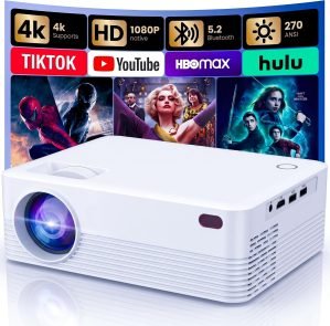 Smart Projector with Wi-Fi and Bluetooth