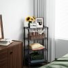 4-Tier Shelf Metal Storage Shelves