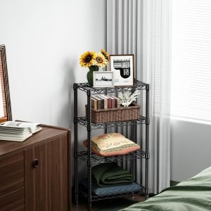 4-Tier Shelf Metal Storage Shelves