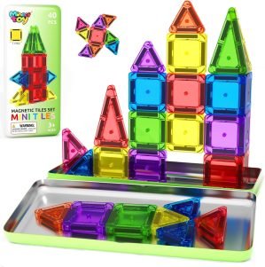 40PCS Mini Magnetic Tiles